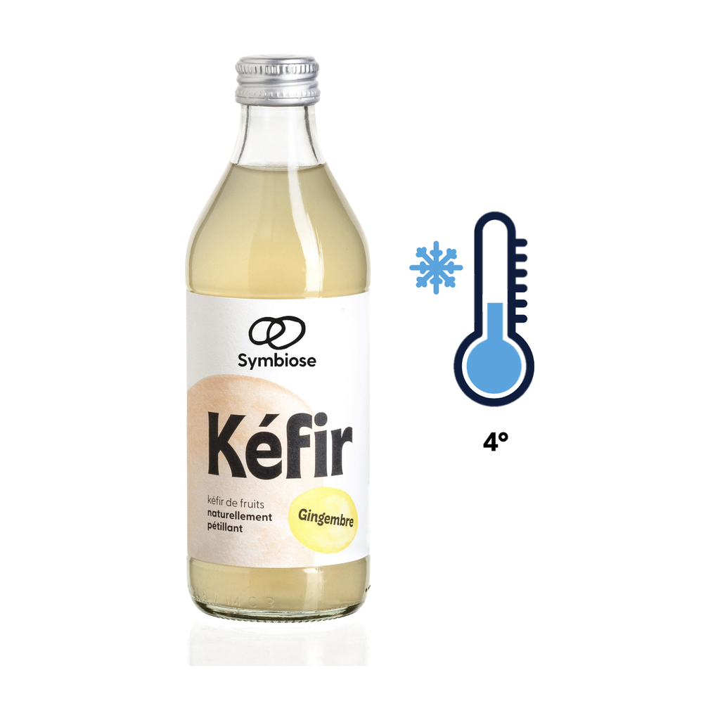 [SK-KDF-33-GIN] 33cl - Kéfir Gingembre bio (réemploi) - Symbiose