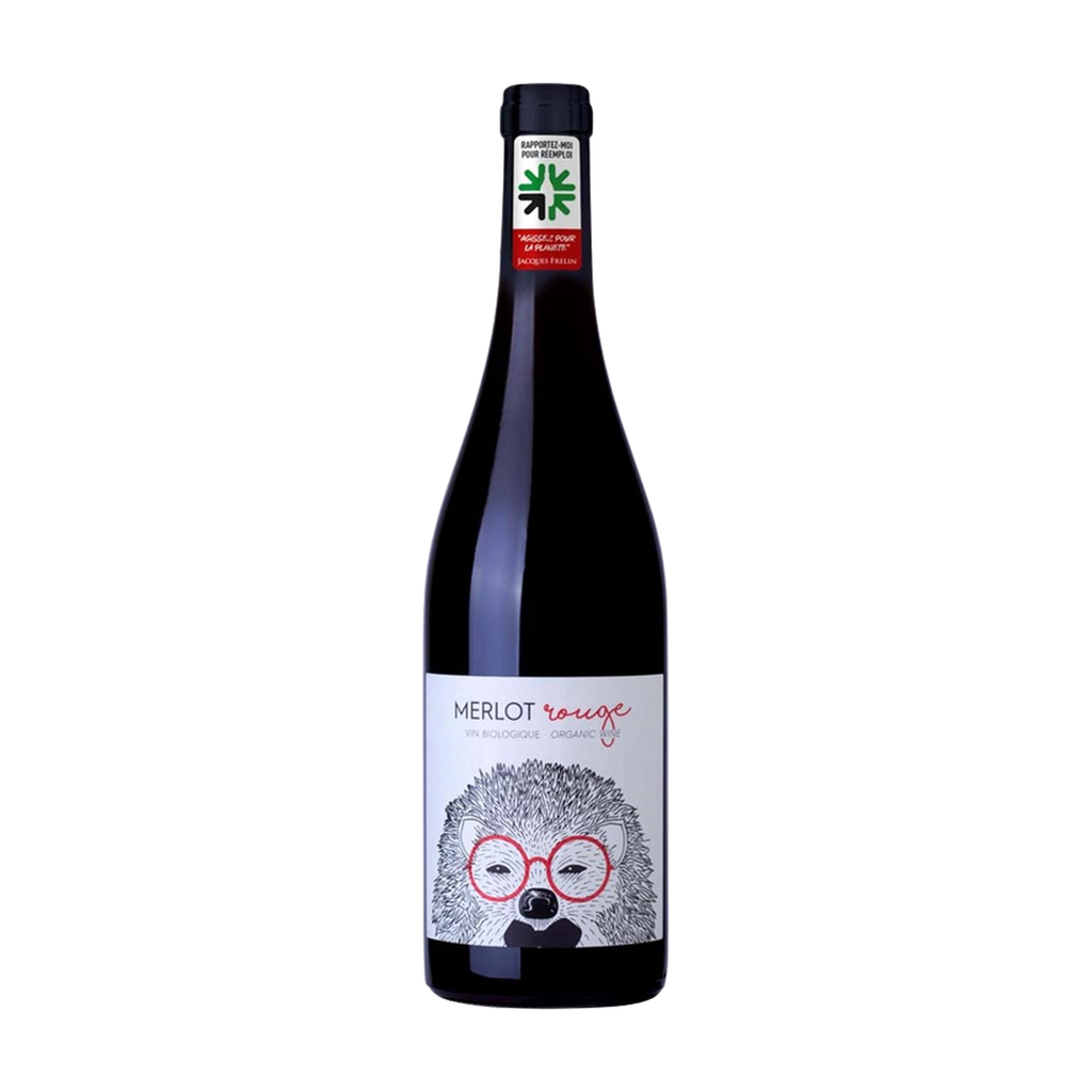 [TEV-VR-HERVC75] 75cl - Vin de France rouge Hérisson Merlot (REEMPLOI) bio - Terroirs Vivants (Jacques Frelin)
