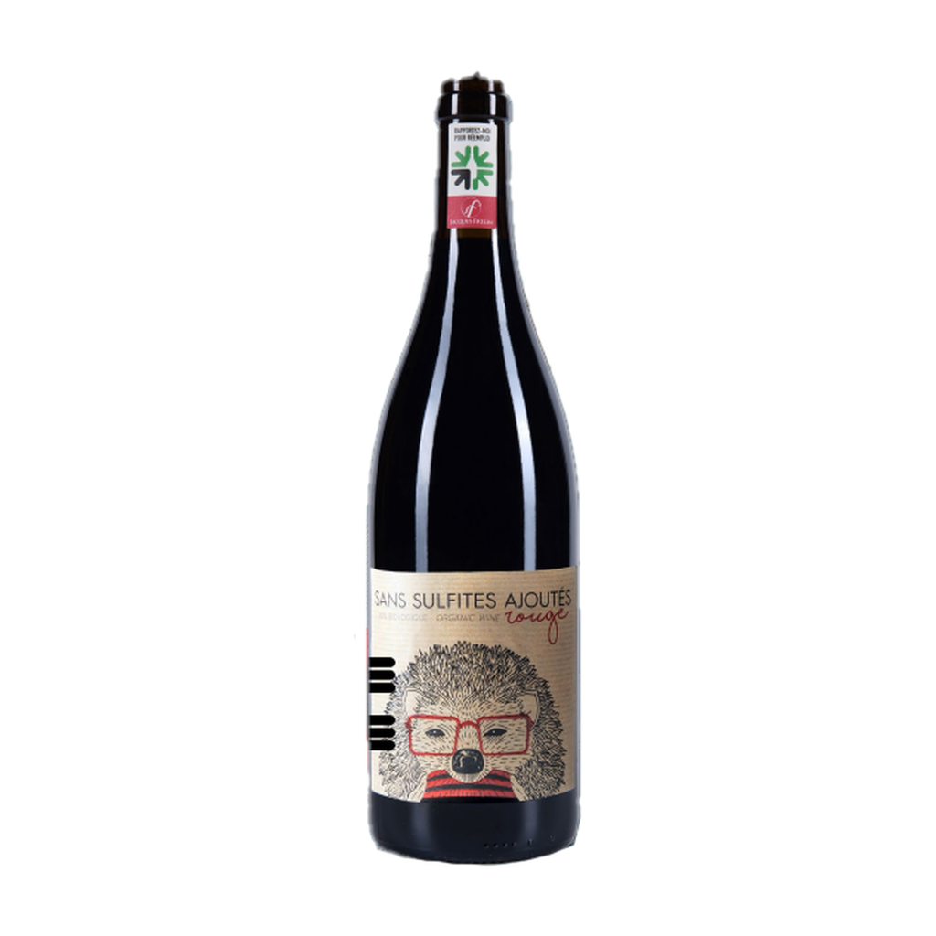 [TEV-VR-791] 75cl - Vin de France rouge Hérisson Merlot SANS SULFITES bio (REEMPLOI) - Terroirs Vivants (Jacques Frelin)