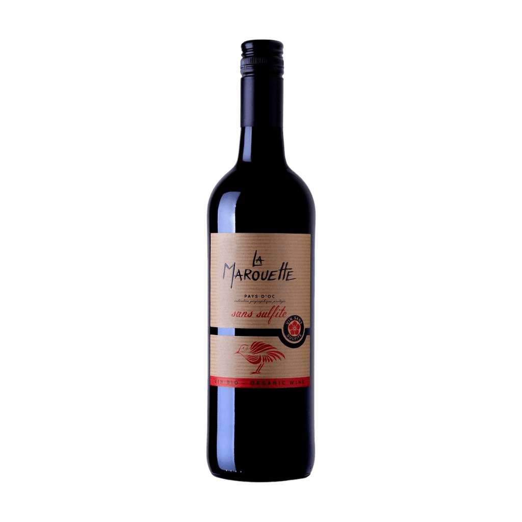 [VR-LGROC-MARMERS75] 75cl - IGP d'Oc rouge La Marouette Merlot sans sulfite ajouté bio - Terroirs Vivants (Jacques Frelin)