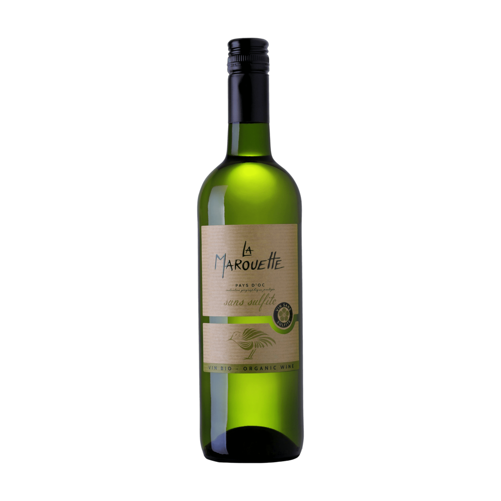 [VB-LGROC-MARSS75] 75cl - IGP d'Oc blanc chardonnay La Marouette sans sulfite ajouté bio - Terroirs Vivants (Jacques Frelin)