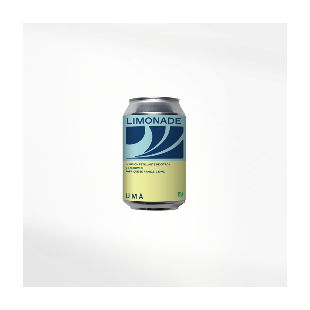 [UMA-CANLIMO33] 33cl - Limonade bio (canette alu) - Uma