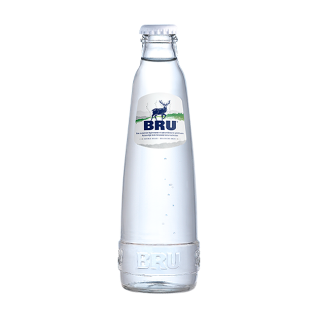 [BRU-PET25] 25cl - Eau pétillante (verre consigné) - Bru
