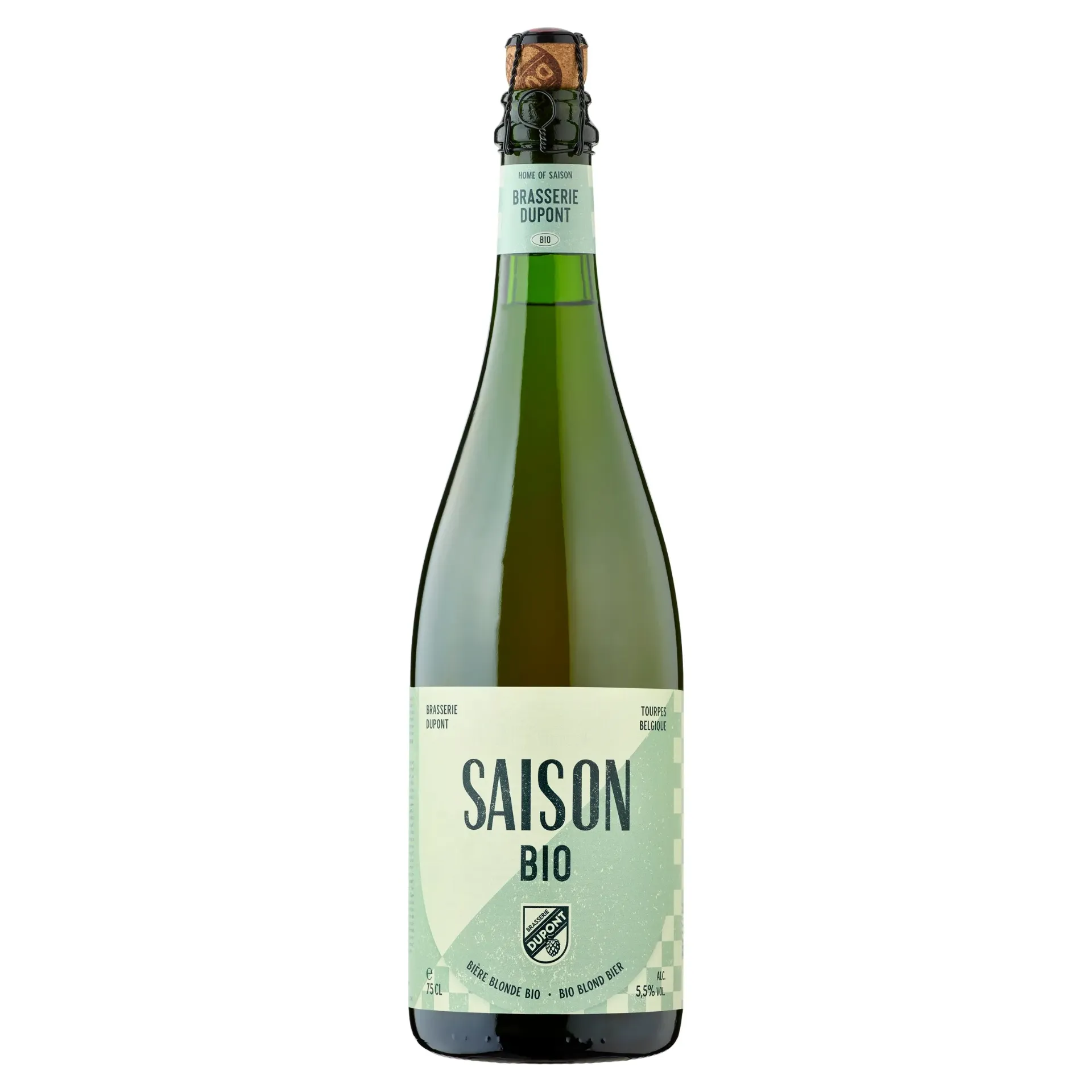 [DU-SAISB75] 75cl - Saison - Blonde  5,5° bio (consigné) - Brasserie Dupont