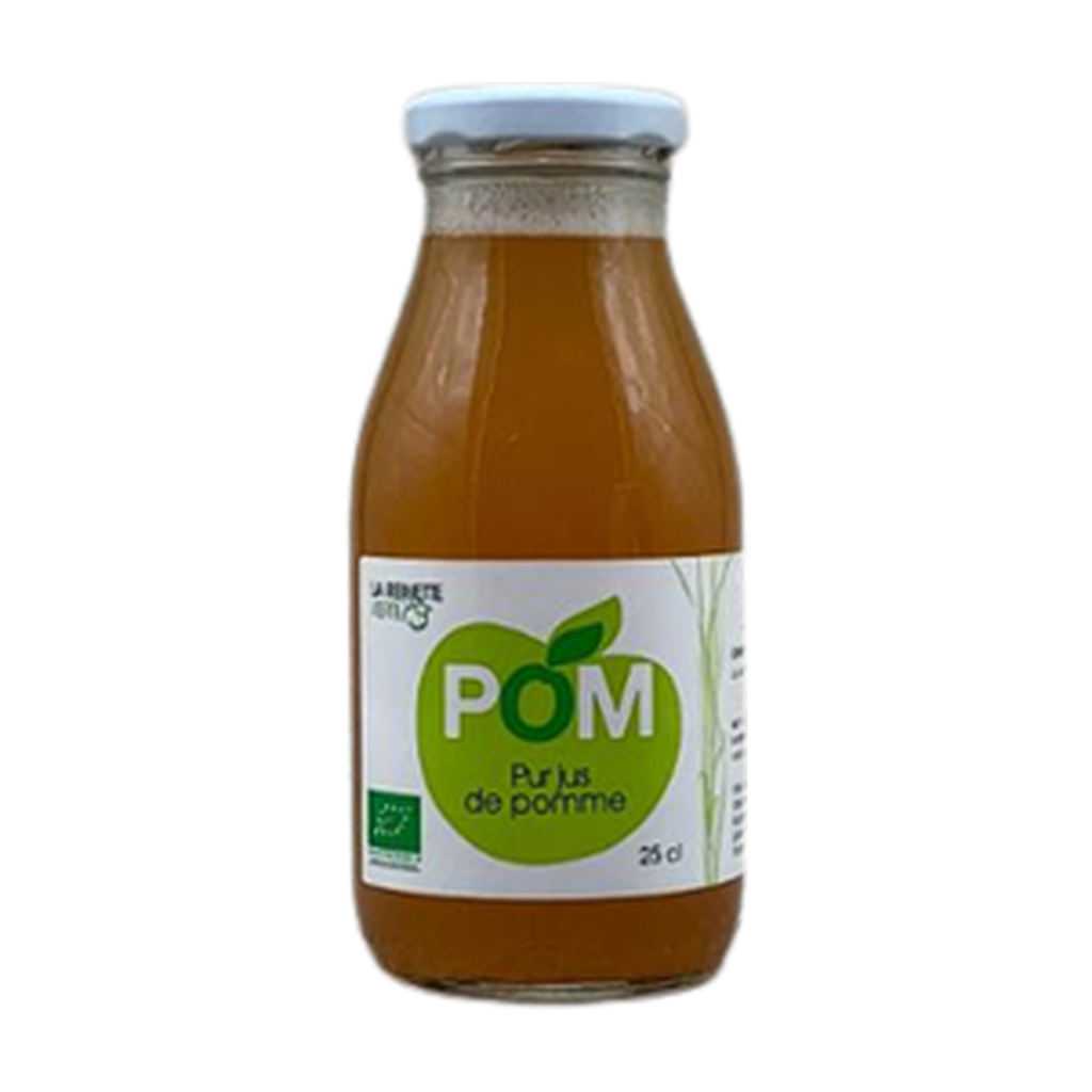 [VE-JDP25] 25cl - Pur jus de pomme bio - La Reinette