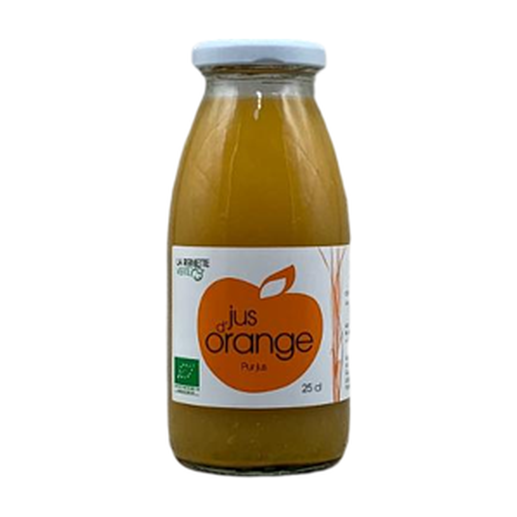 [VE-ORAN25] 25cl - Pur jus d'orange bio - La Reinette