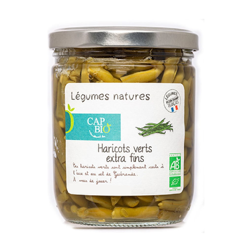 [VG-CBHVEF37BI] 370ml - Haricots verts extra-fins bio - Cap Bio