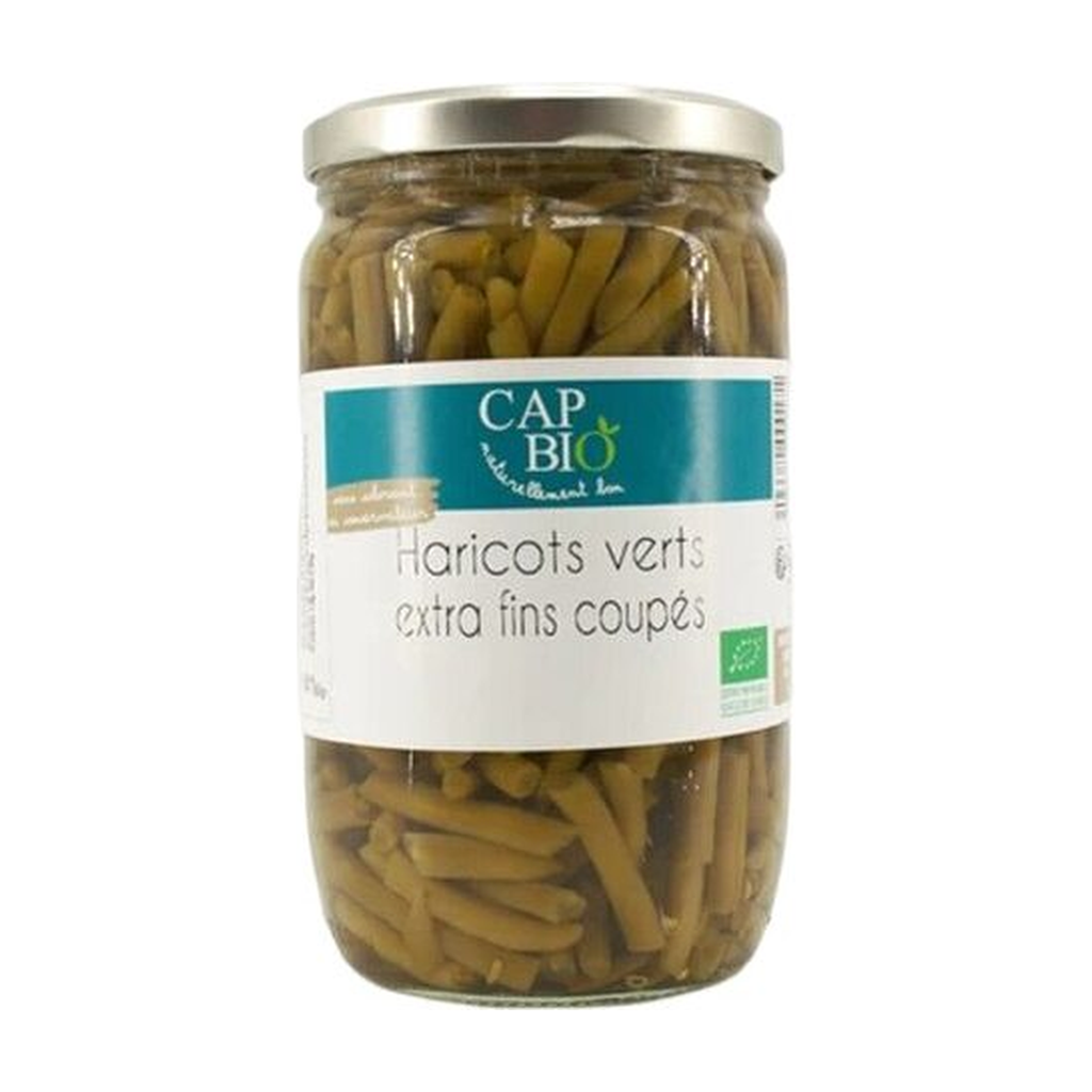 [VG-HARV720] 720ml - Haricots verts extra-fins 660g bio (réemploi) - Cap Bio