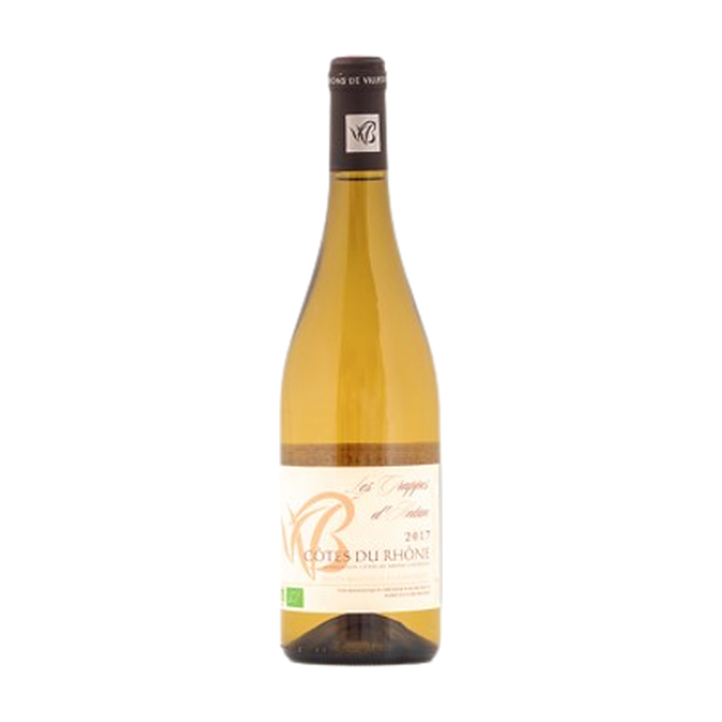 [VB-RHOCT-GRAPPES75] 75cl - AOC Côtes du Rhône blanc sec bio - Les Grappes d'Antan