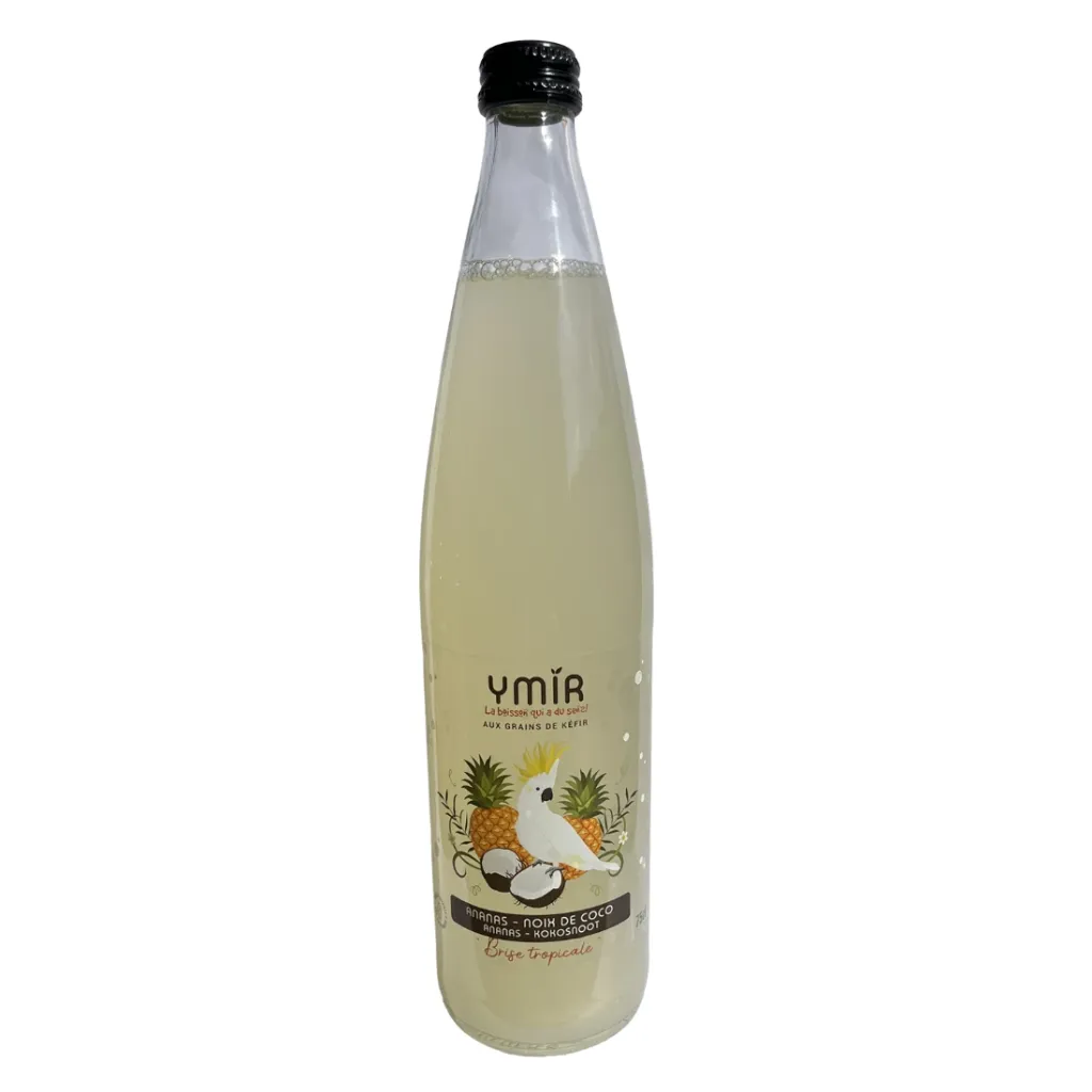 [KC-ANCO75] 75cl - Kéfir de fruits Ananas Coco bio (réemploi) - Kefir and Co / Ymir