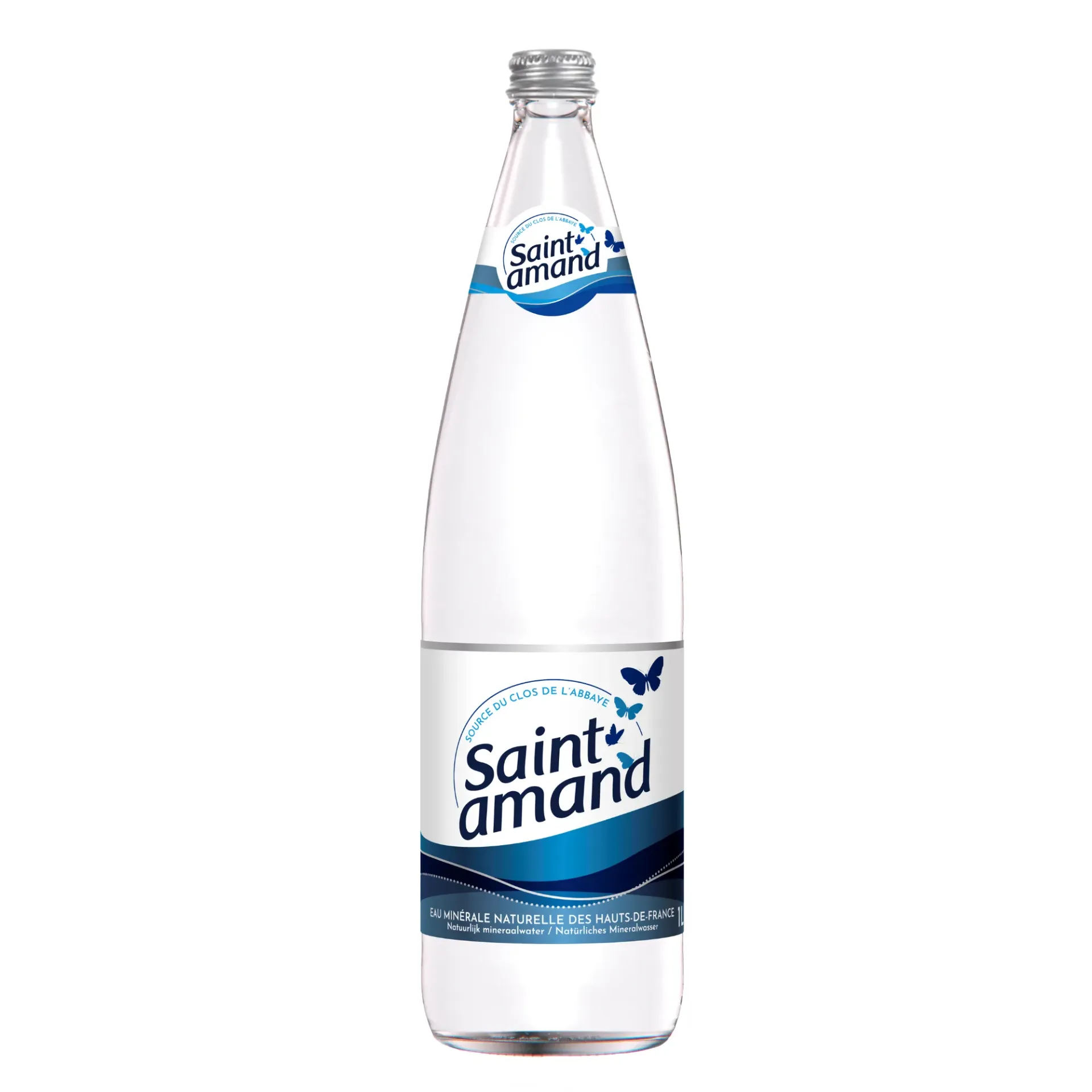 [SA-PLA100] 1l - Eau plate (verre consigné) - Saint Amand