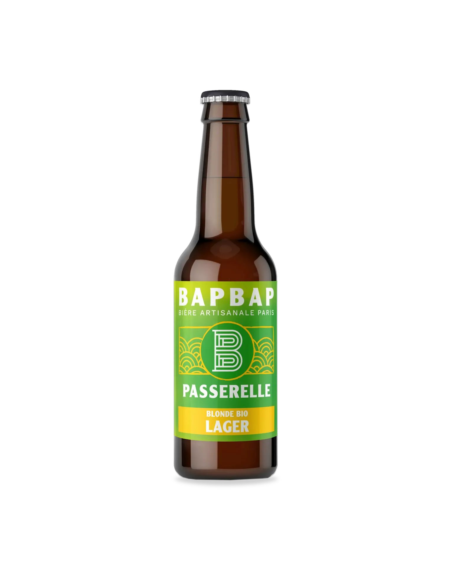 [BA-PAS33] 33cl - Passerelle - Blonde non filtrée 4,5° bio - Bapbap