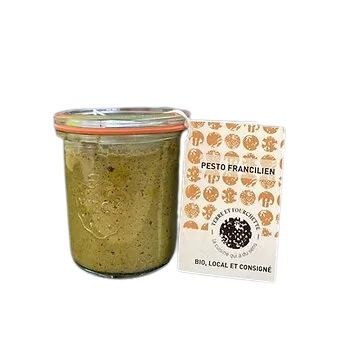 [TF-PESTO100] 100g - Pesto francilien bio (consigné) - Terre et Fourchette