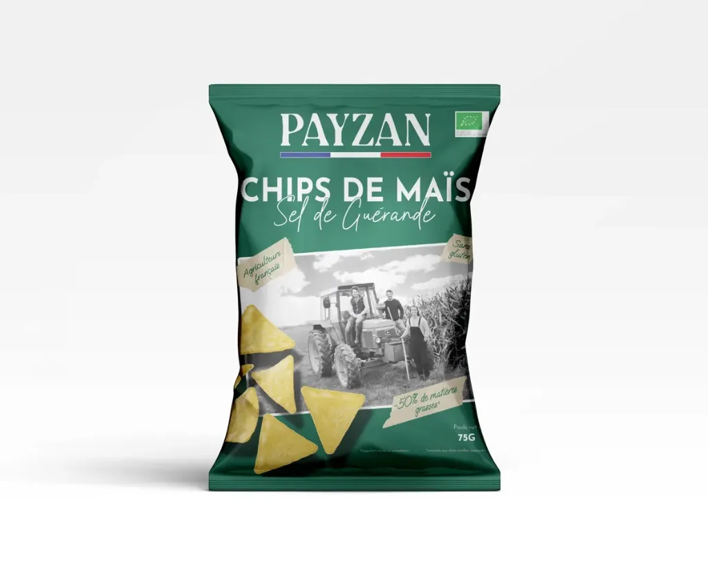 [PZ-CHMSG75] 75g - Chips de maïs Sel de Guérande - Payzan