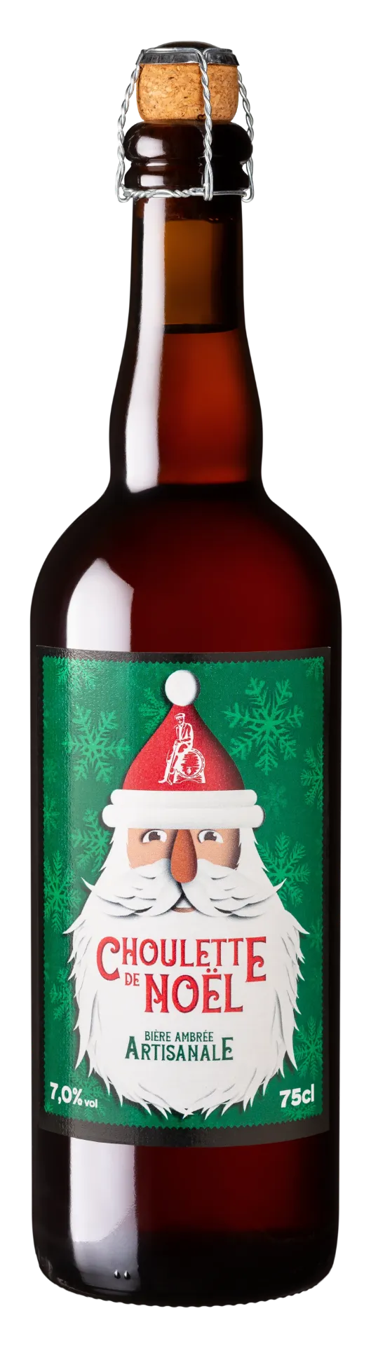 [CH-NOEL75] 75cl - La Choulette de Noël Bio - Ambrée 7° (réemploi) bio - Brasserie La Choulette