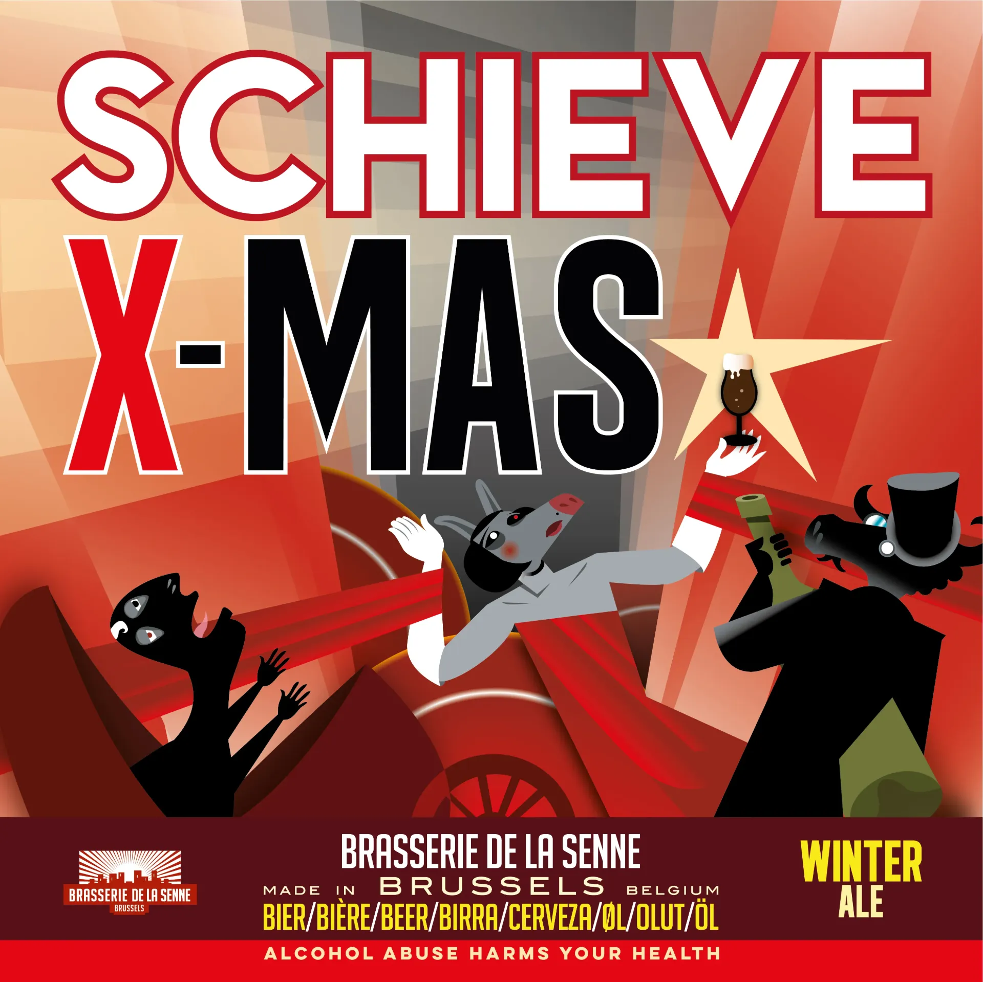 [SE-XMAS20L] 20l - X Mas - Winter Ale 8° bio (consigné) - Brasserie de la Senne