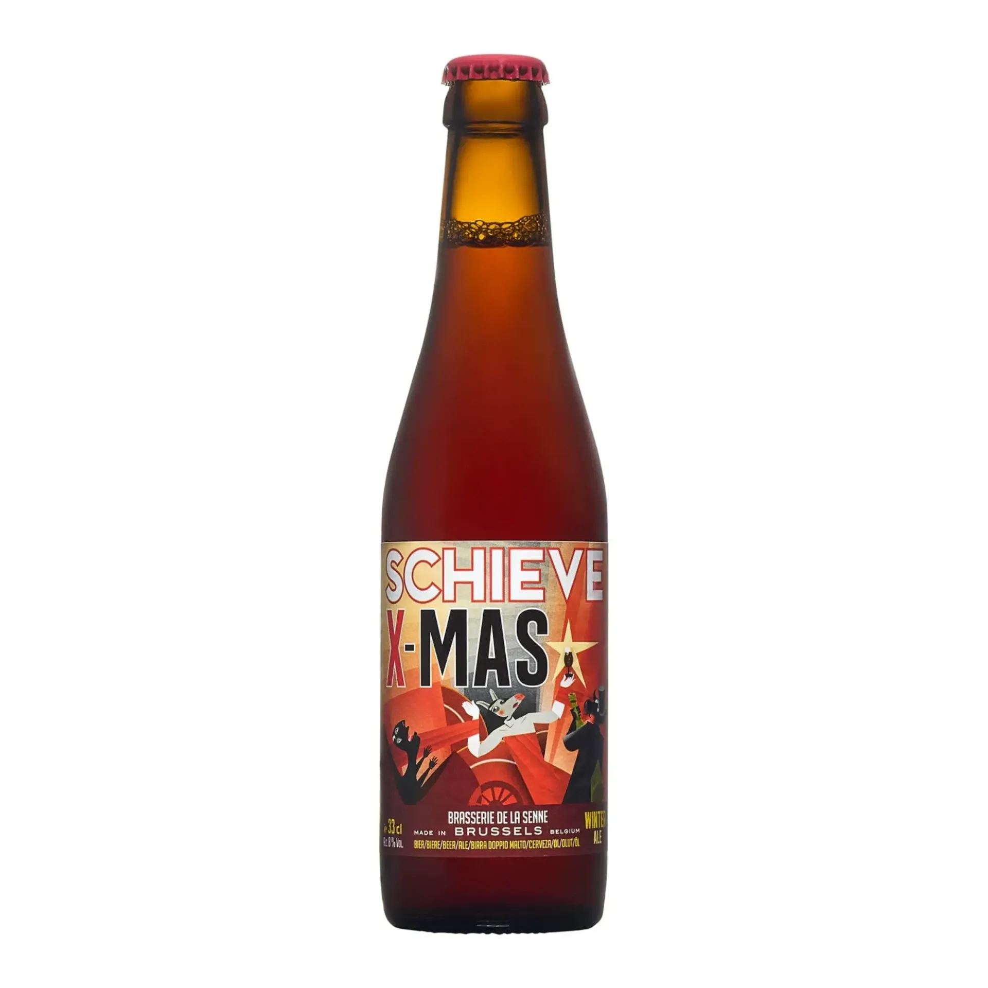 [SE-XMAS33] 33cl - X Mas - Winter ale 8° bio (consigné) - Brasserie de la Senne (copie)