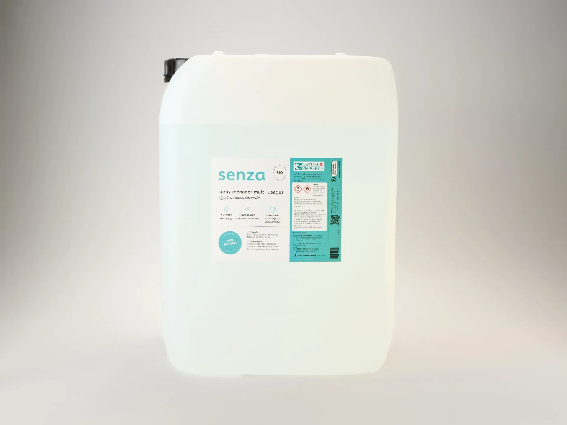 [SZ-MU10] 10l - Spray ménager multi-usage (réemploi) Nature et Progrès - Senza