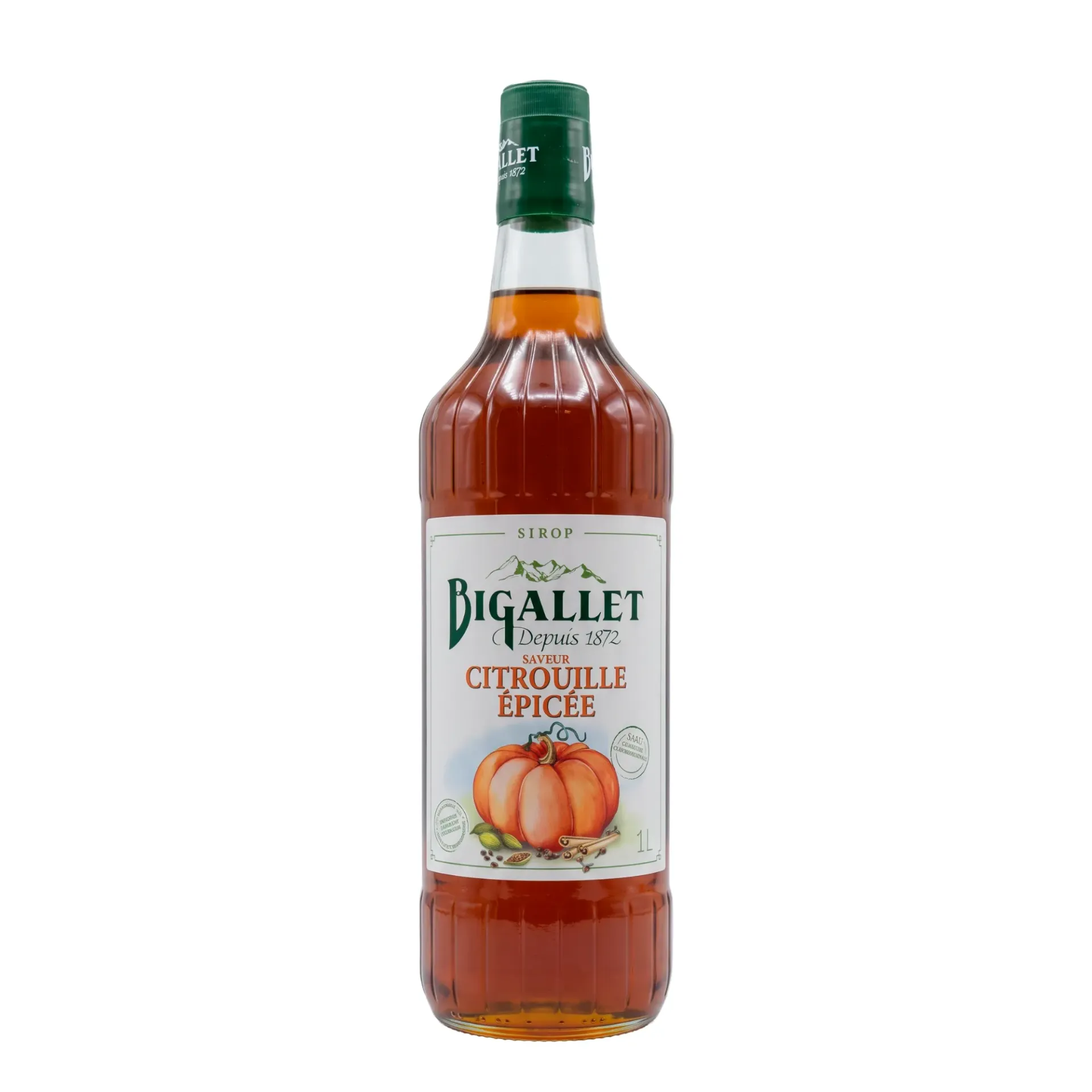 [BT-6036] 1l - Sirop de citrouille épicée (non bio) - Bigallet