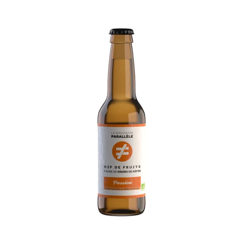 [BP-P3] 33cl - Kéfir de fruits Passion bio - La Brasserie Parallèle
