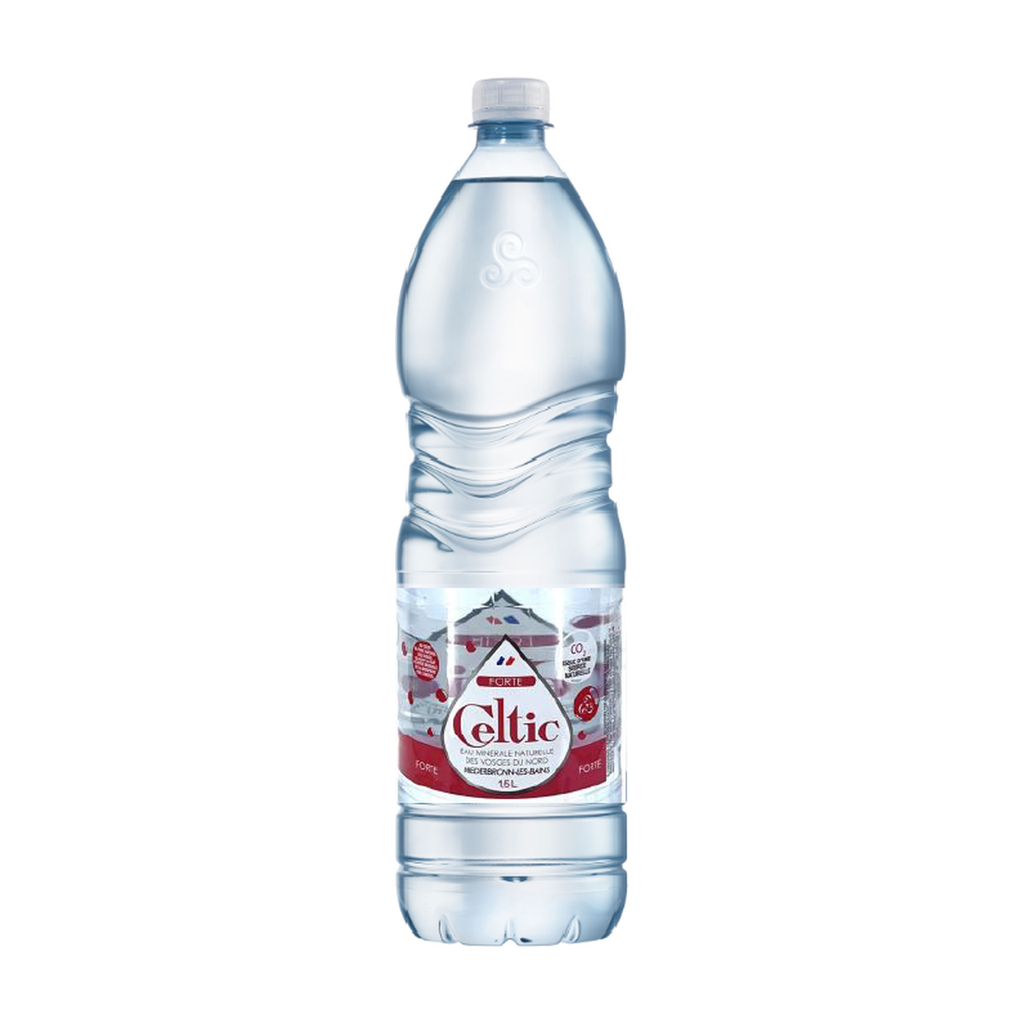 1,5l - Eau Celtic Rouge - pétillante (bouteille plastique) - Celtic