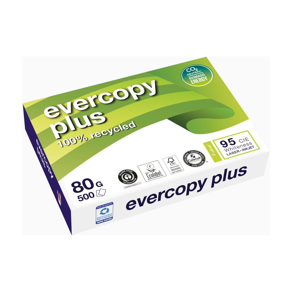 Ramette papier Evercopy Plus A4 80G 500 feuilles - Clairefontaine