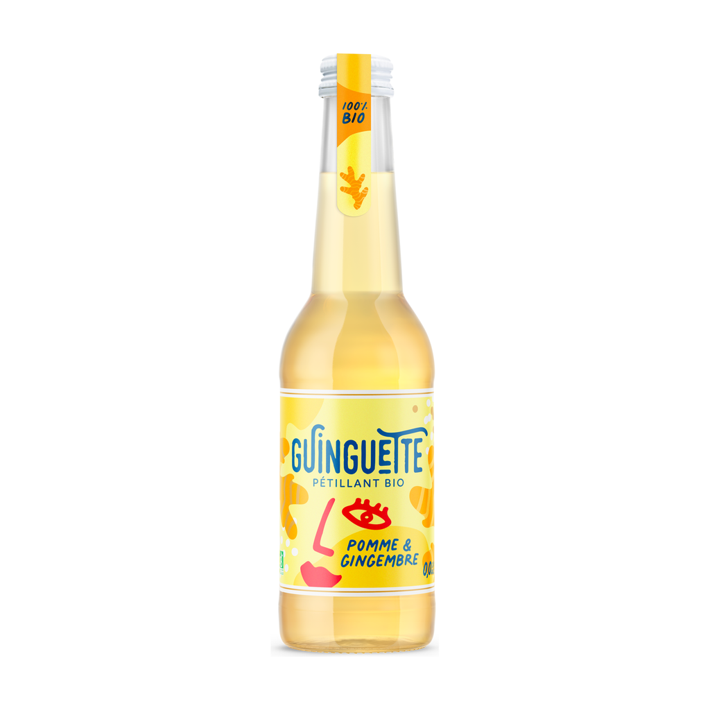 [COC-PFGG33] 33cl - Soda craft Pomme-Gingembre bio - Guinguette