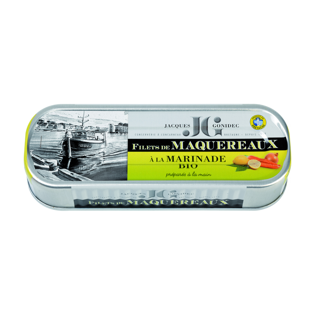 [GD-JGMM4B] 176g - Filets de Maquereaux marinés bio - Gonidec