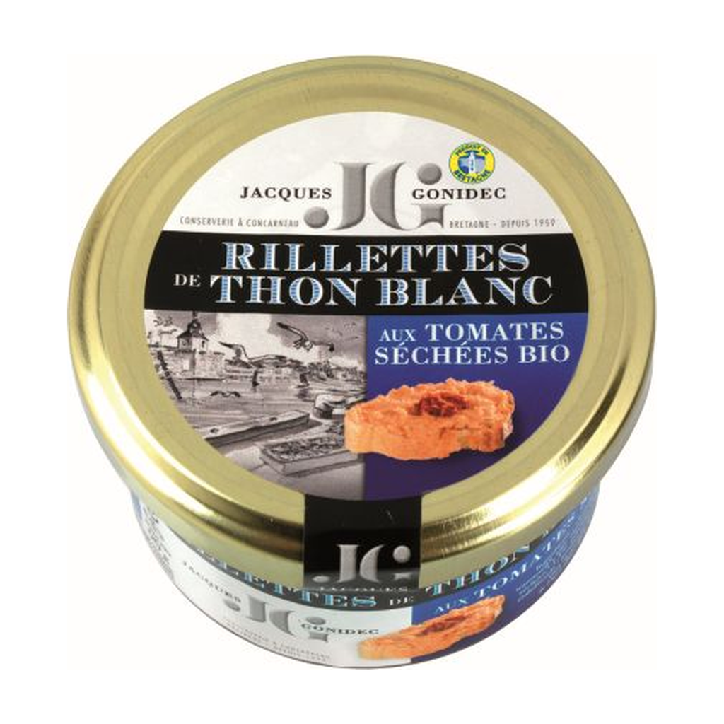 [GD-JGRITTSB] 90g - Rillettes thon blanc tomates séchées bio - Gonidec