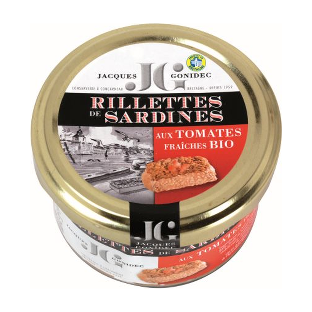 [GD-JGRISTB] 90g - Rillettes sardines aux tomates bio - Gonidec