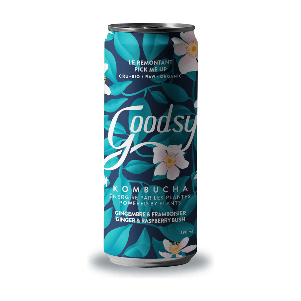 [GK-REMON33] 33cl - Kombucha Le Remontant (gingembre et framboisier) bio - Goodsy Kombuchas