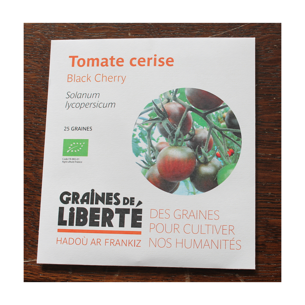 [GL-TOMBLCH] Semences Tomate cerise Black Cherry bio - Graînes de liberté